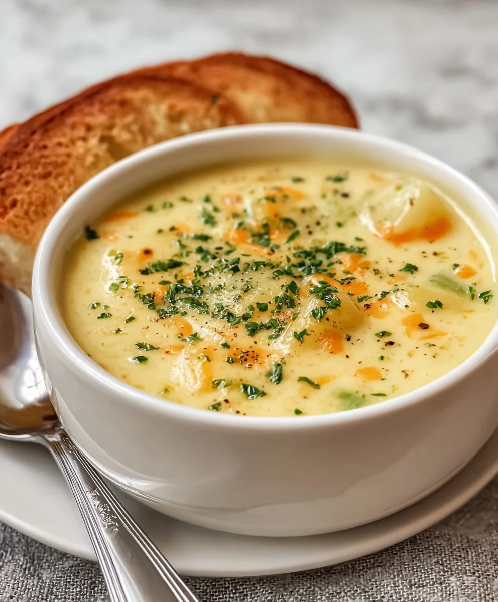 Easy Cheesy Soup Recipe- Comforting and Delicious