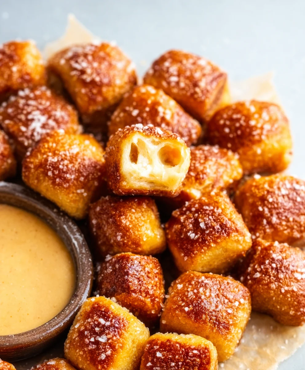 Buttery Soft Pretzel Bites- Easy & Delicious Snack