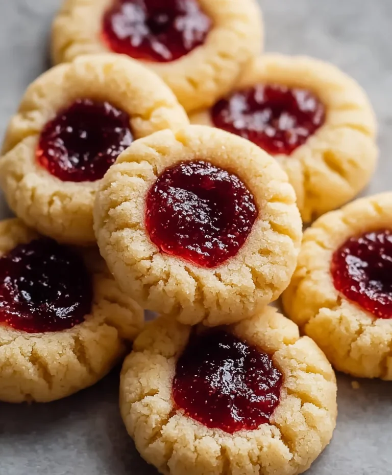Classic Thumbprint Cookies-Easy & Delicious Recipe