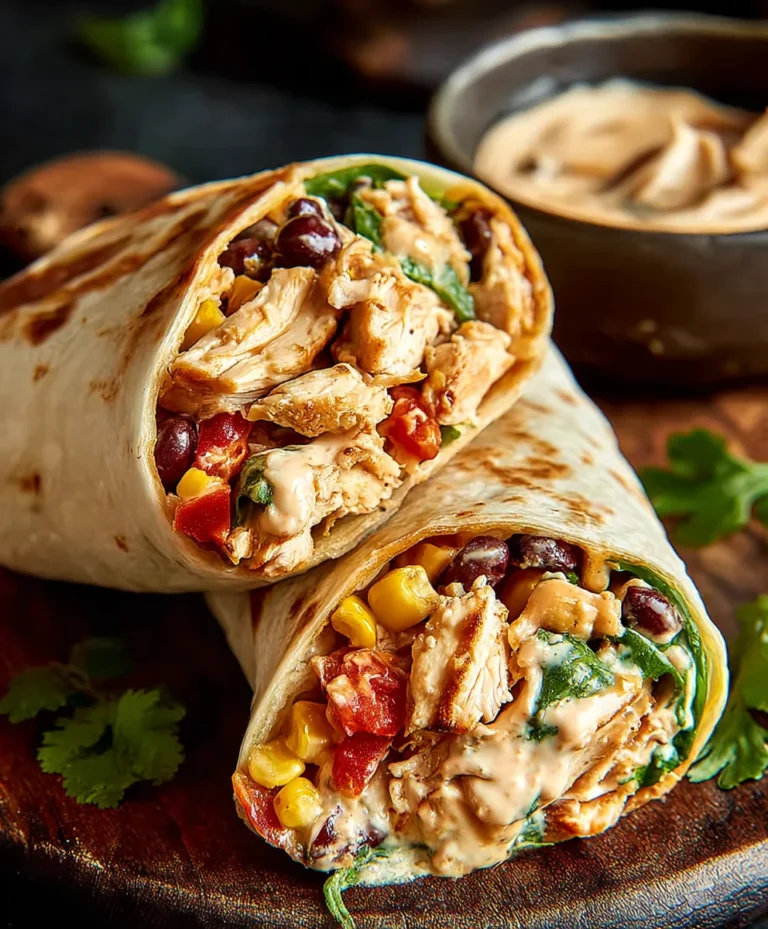 Spicy Southwest Chicken Wrap- Quick & Easy Recipe