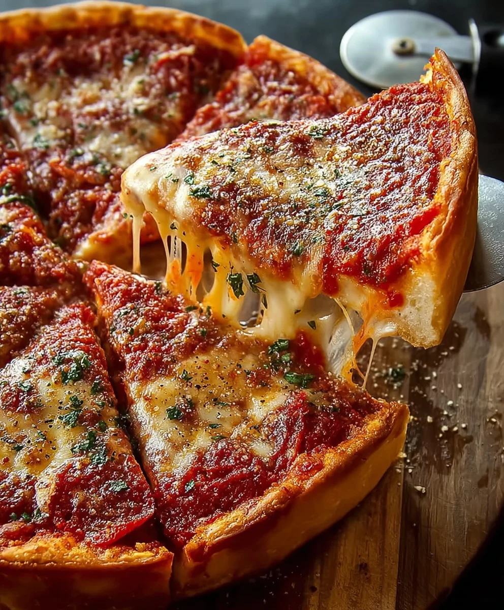 Authentic Chicago Deep Dish Pizza Recipe-Taste Chicago