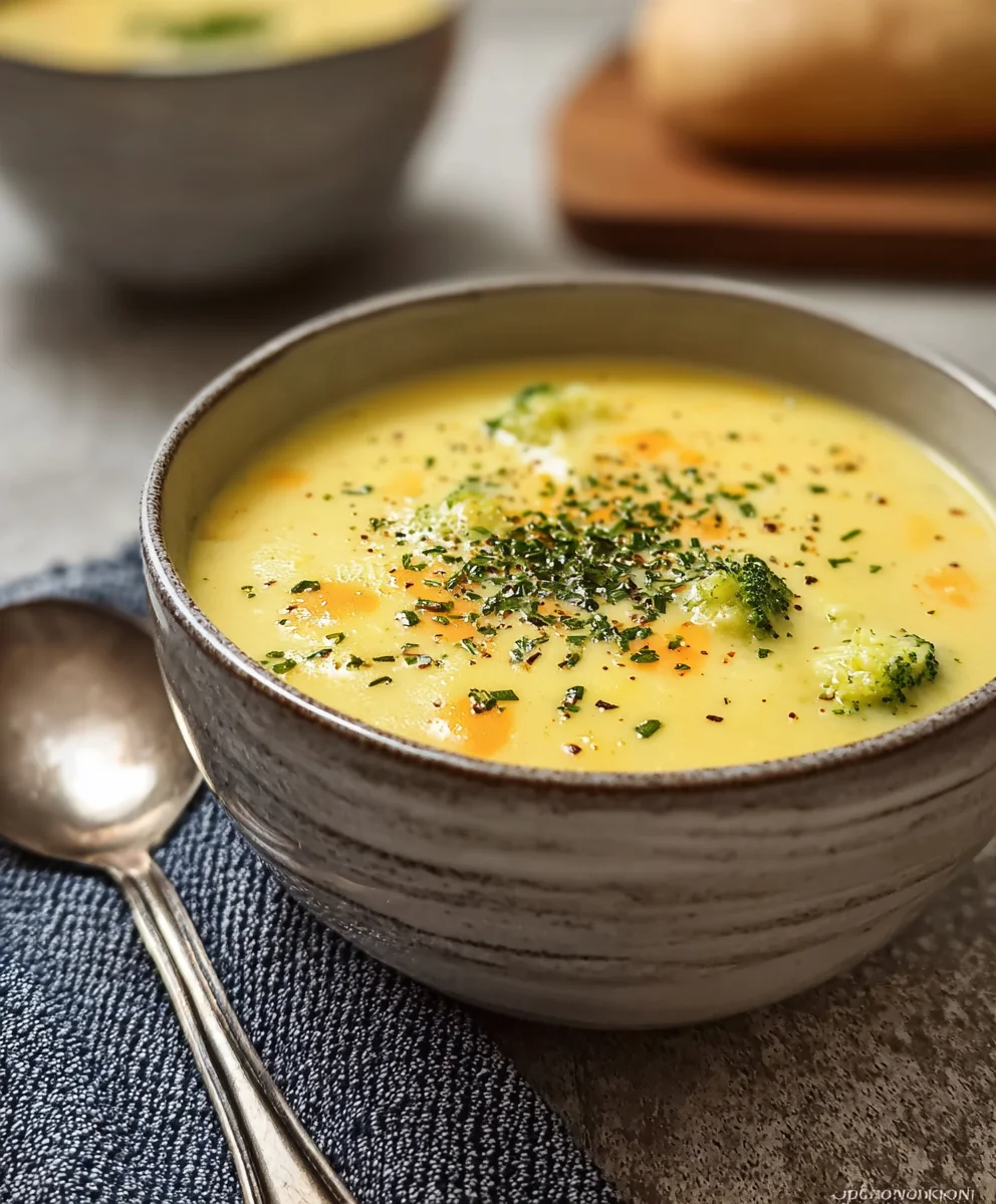 Easy Cheesy Soup Recipe- Comforting and Delicious