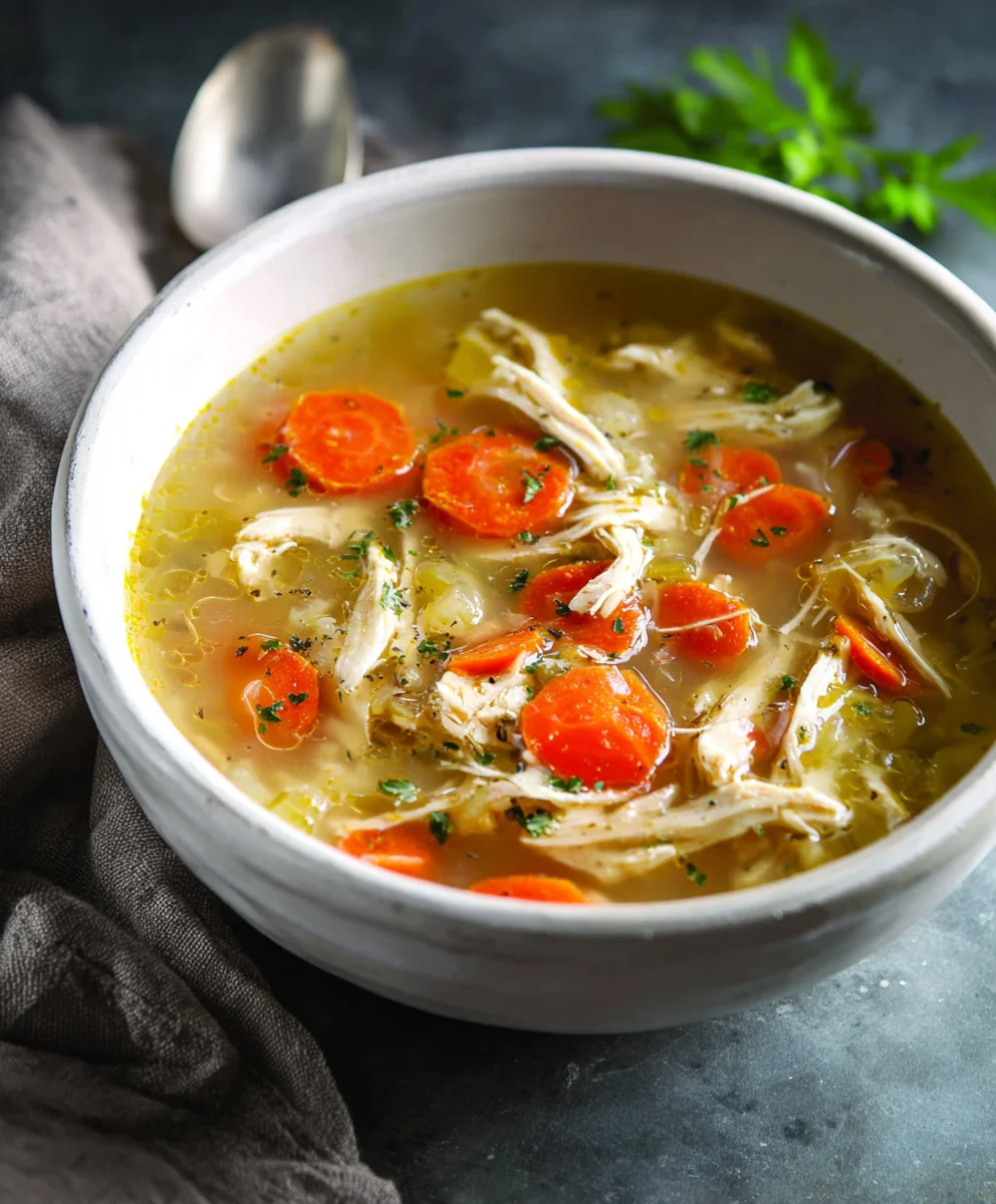 Easy Homemade Chicken Soup Recipe-Comfort Food