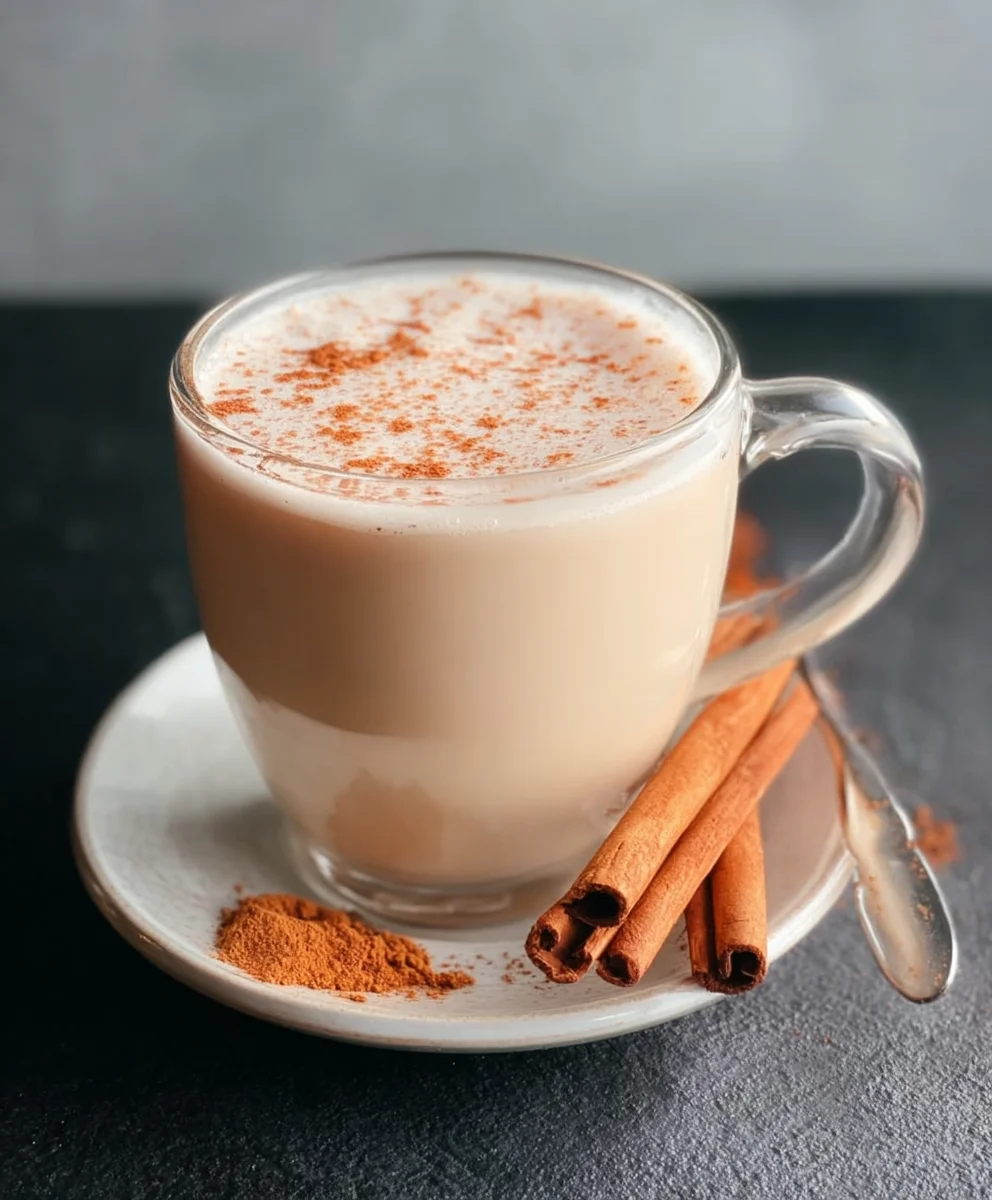 Homemade Vanilla Cinnamon Milk Tea-Comforting Wellness Drink