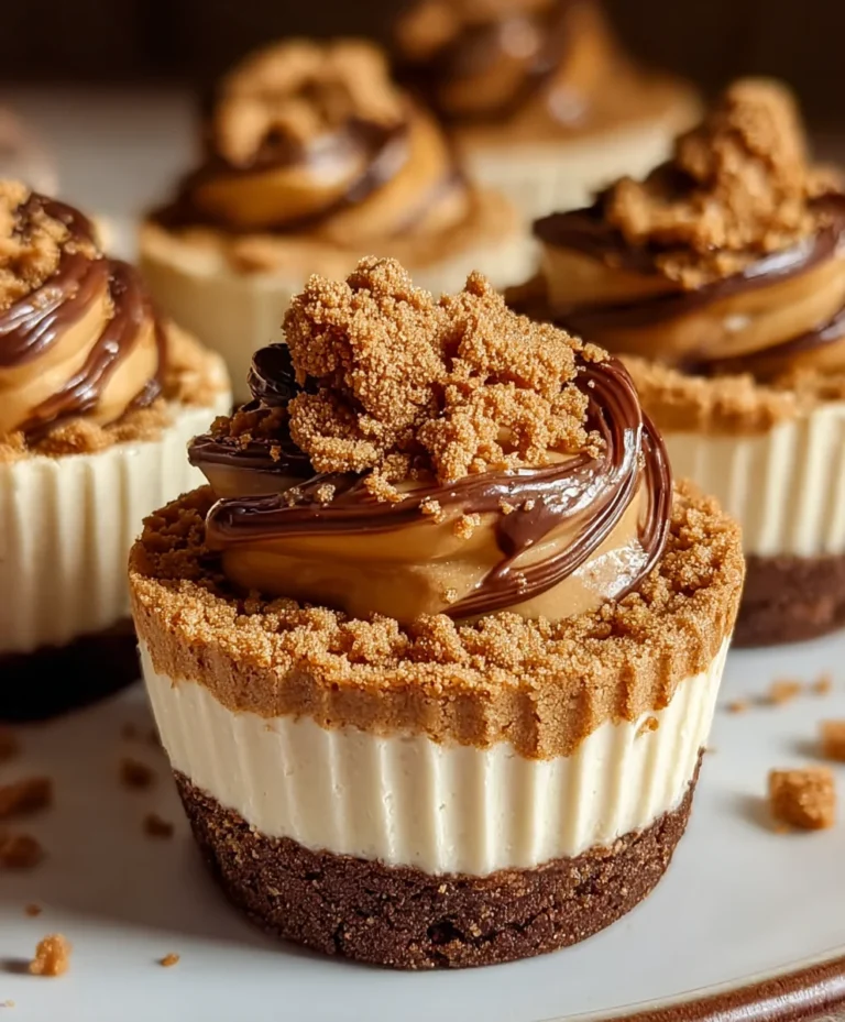 Biscoff Mini Cheesecakes – Easy Dessert Delight