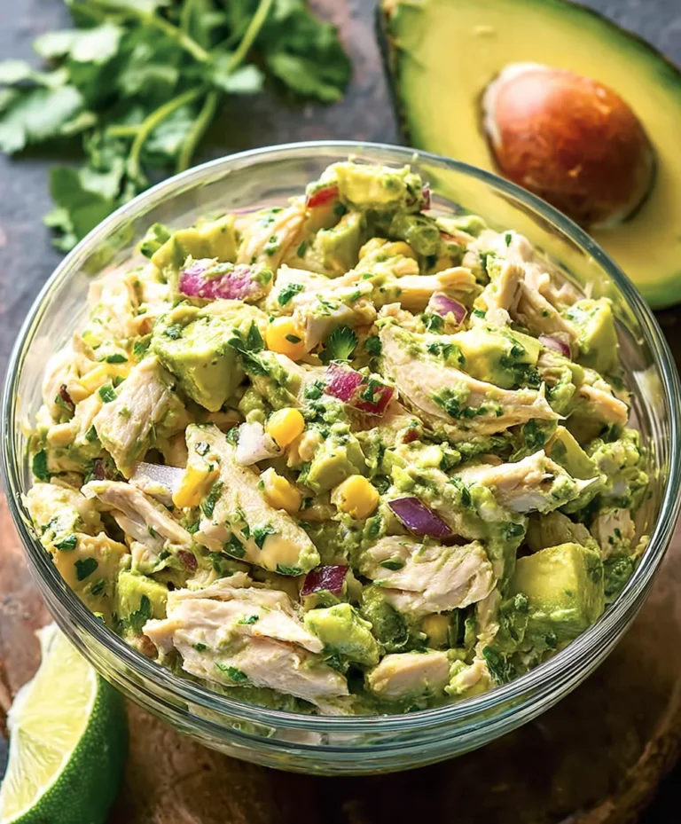 Creamy Avocado Chicken Salad Recipe