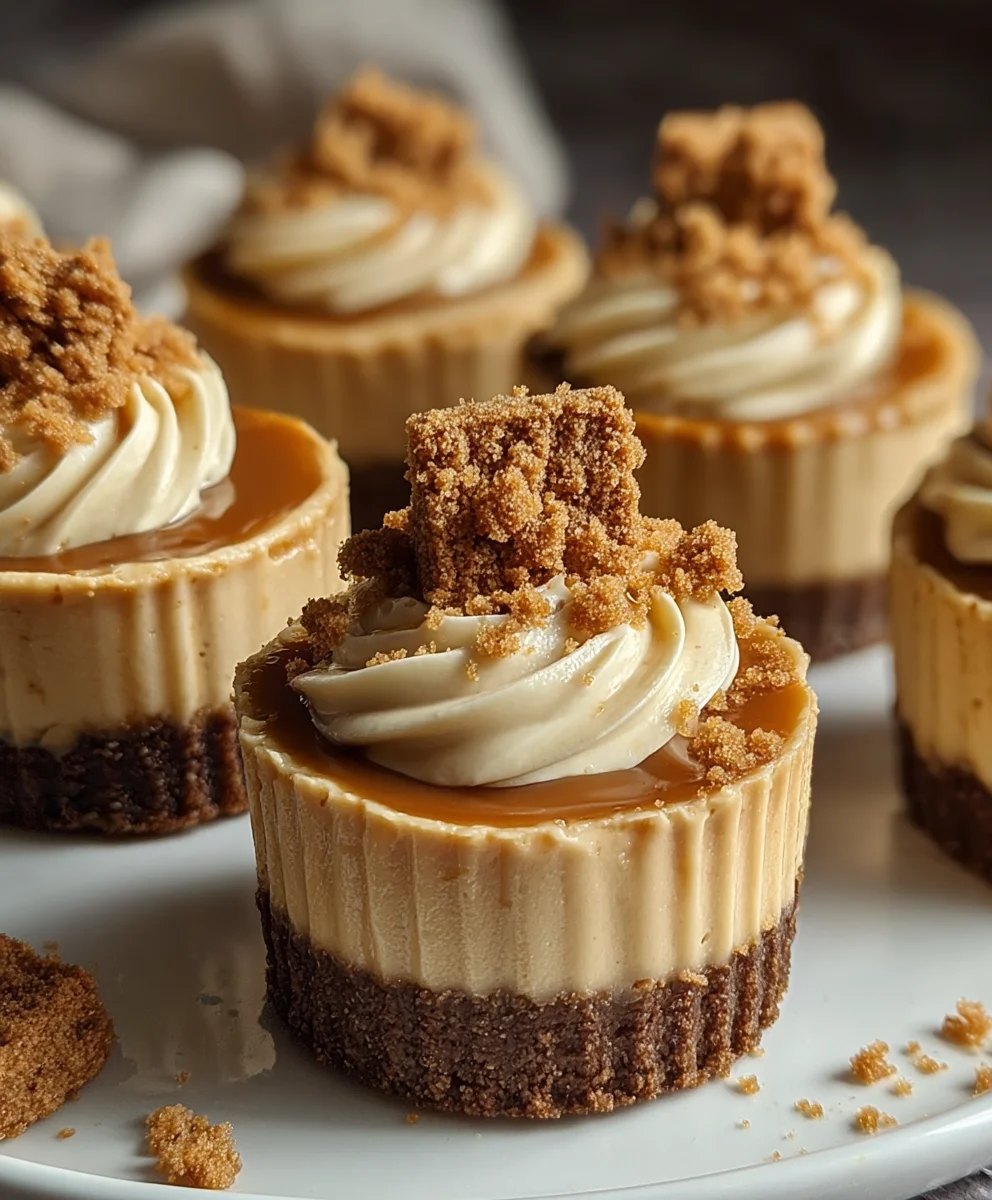 Biscoff Mini Cheesecakes - Easy Dessert Delight