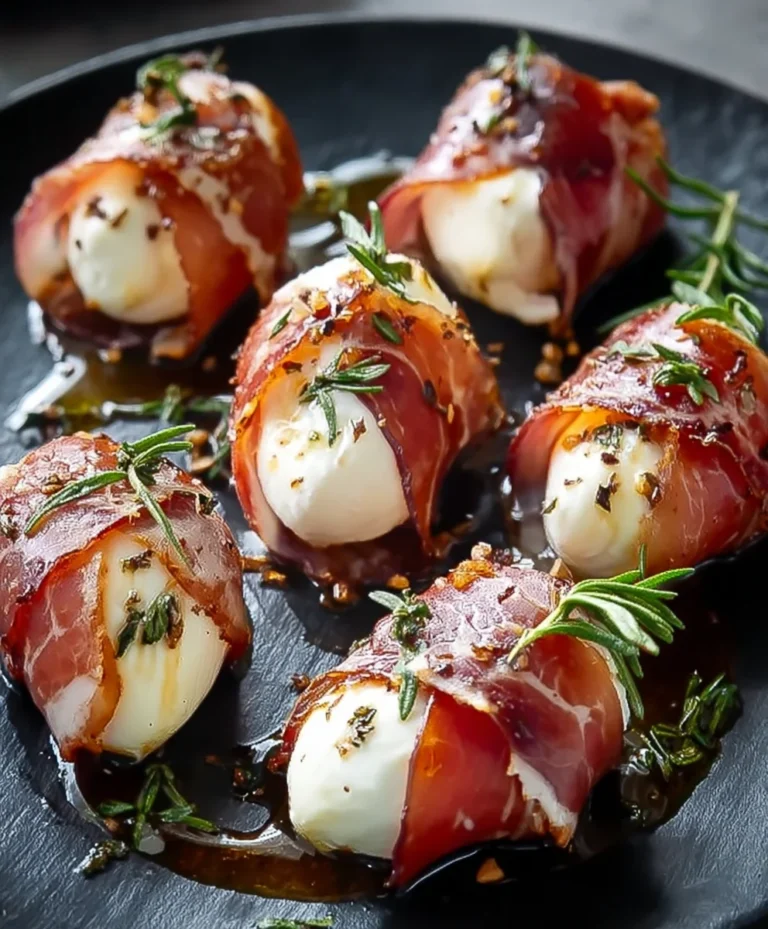 Beef Beef Prosciutto Mozzarella Bites- Easy Appetizer