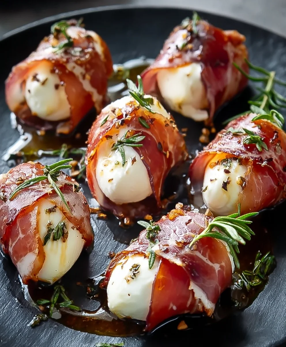 Beef Beef Prosciutto Mozzarella Bites- Easy Appetizer