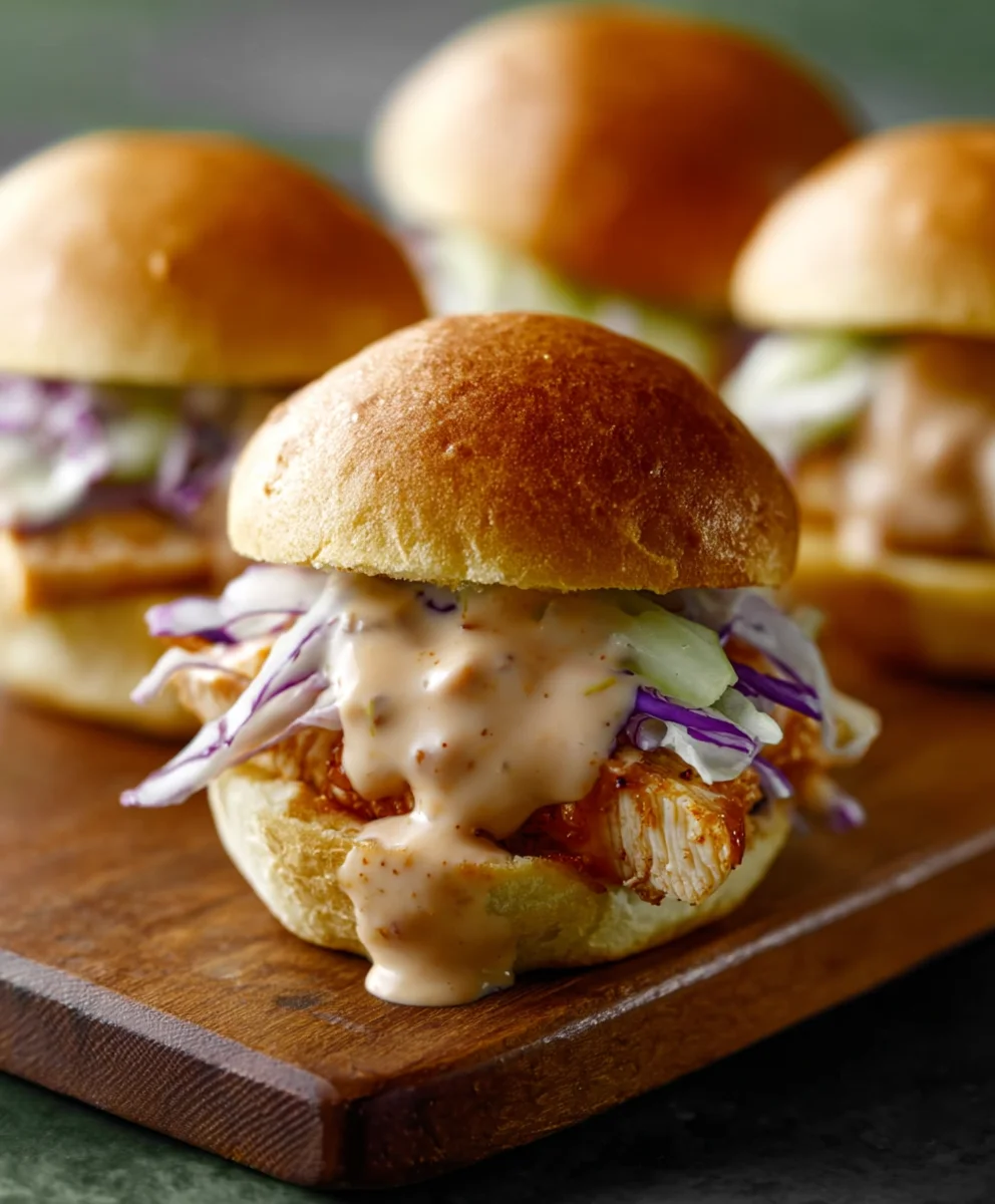 Easy Bang Bang Chicken Sliders-Flavorful Bites