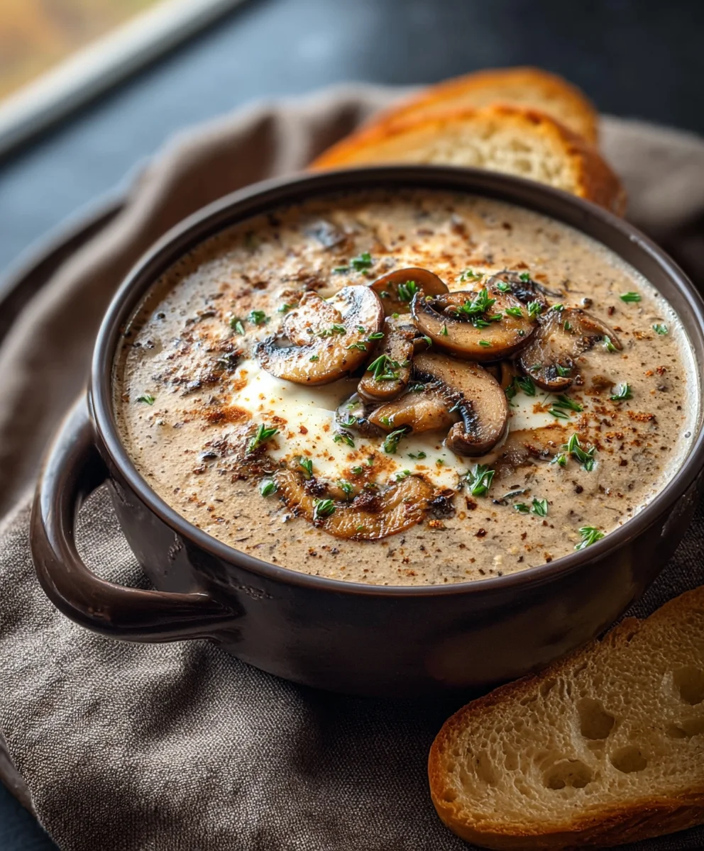 Creamy Mushroom Soup - Delicious & Easy Recipe