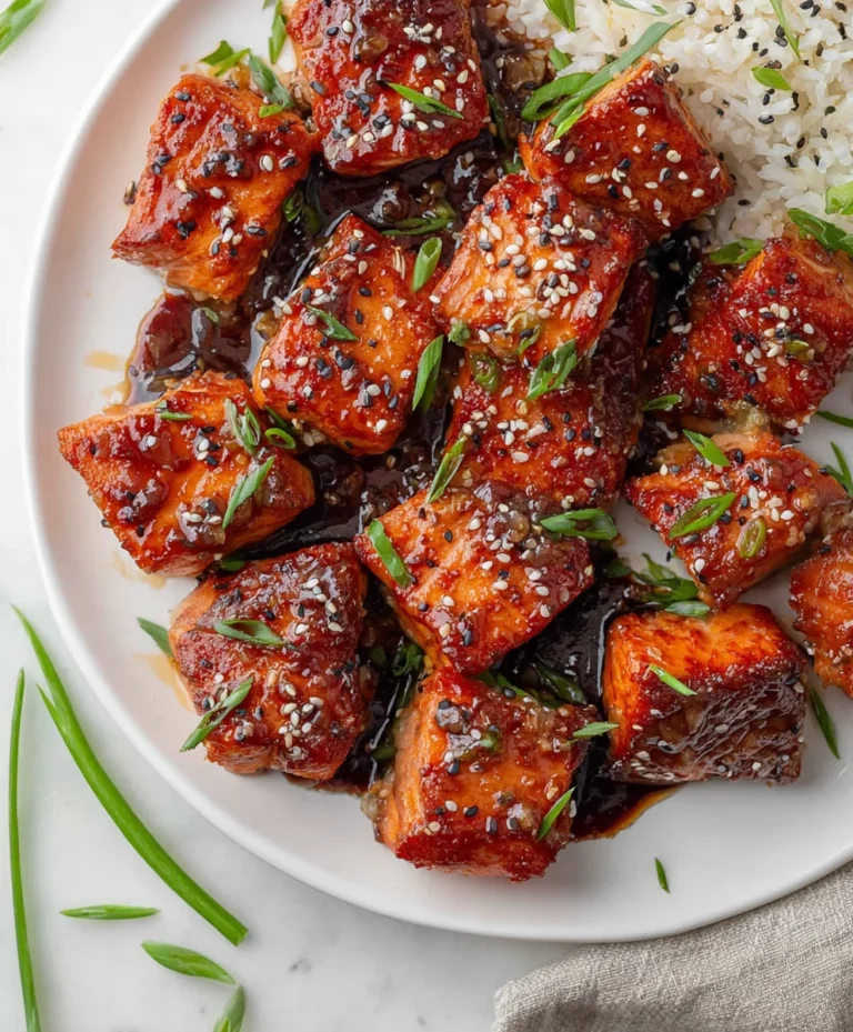 Honey Garlic Salmon Bites – Quick Delicious Recipe