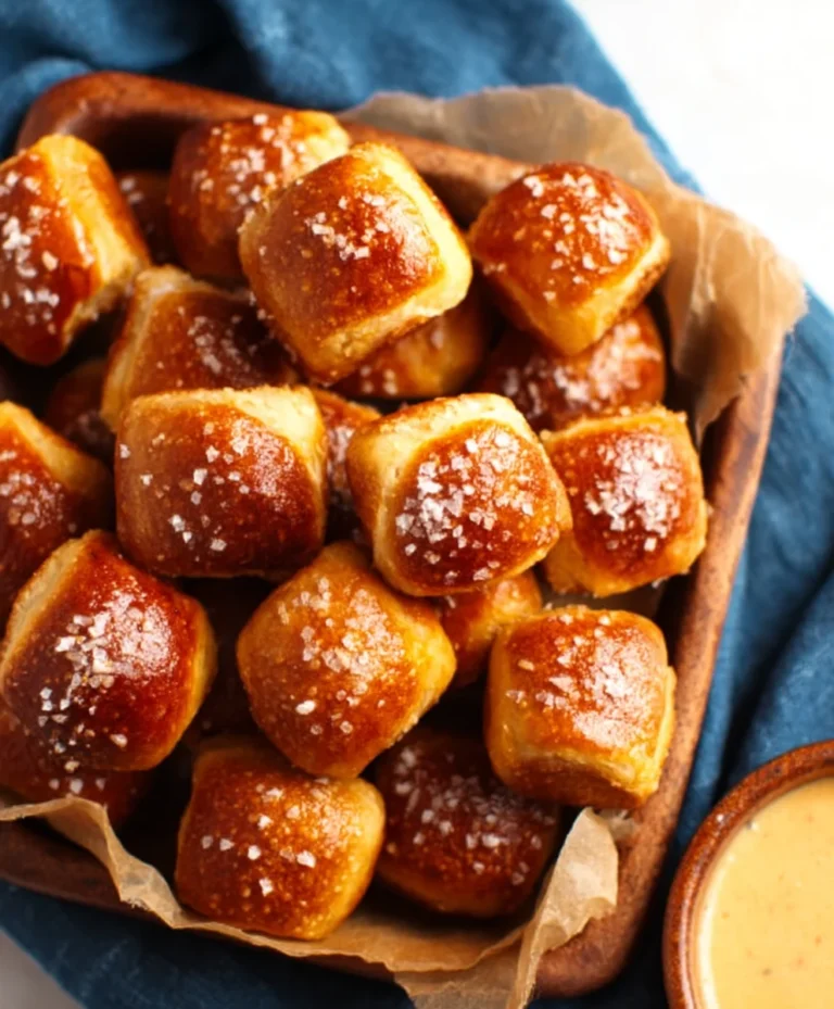 Buttery Soft Pretzel Bites- Easy & Delicious Snack
