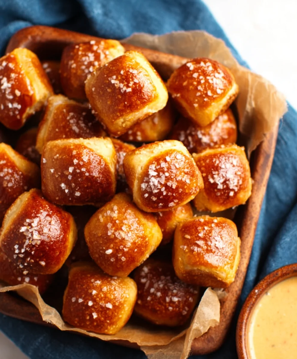 Buttery Soft Pretzel Bites- Easy & Delicious Snack