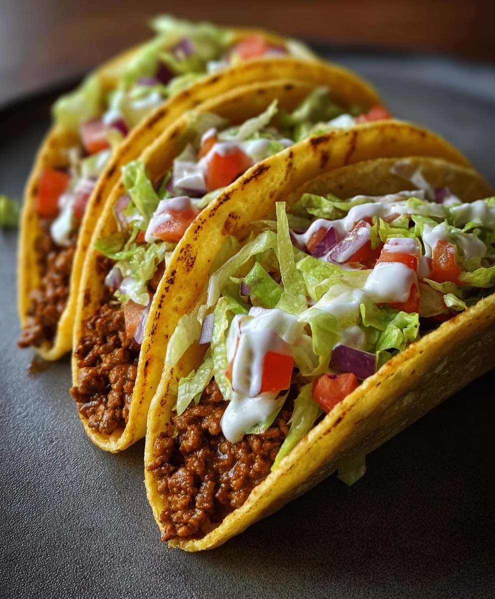 Delicious Ground Beef Tacos- Easy & Flavorful Recipe