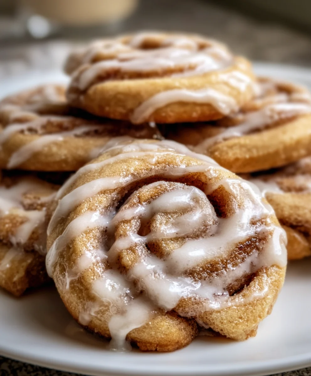 Cinnamon Roll Cookies - Easy Swirls of Sweetness