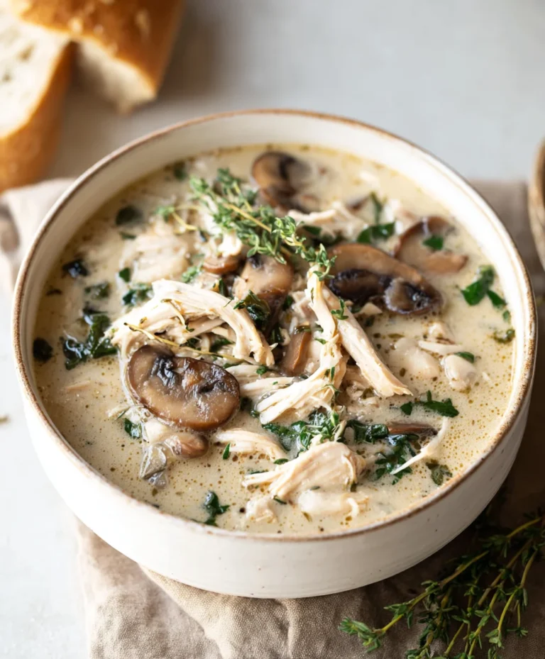 Rotisserie Chicken Mushroom Soup – Cozy & Easy Recipe