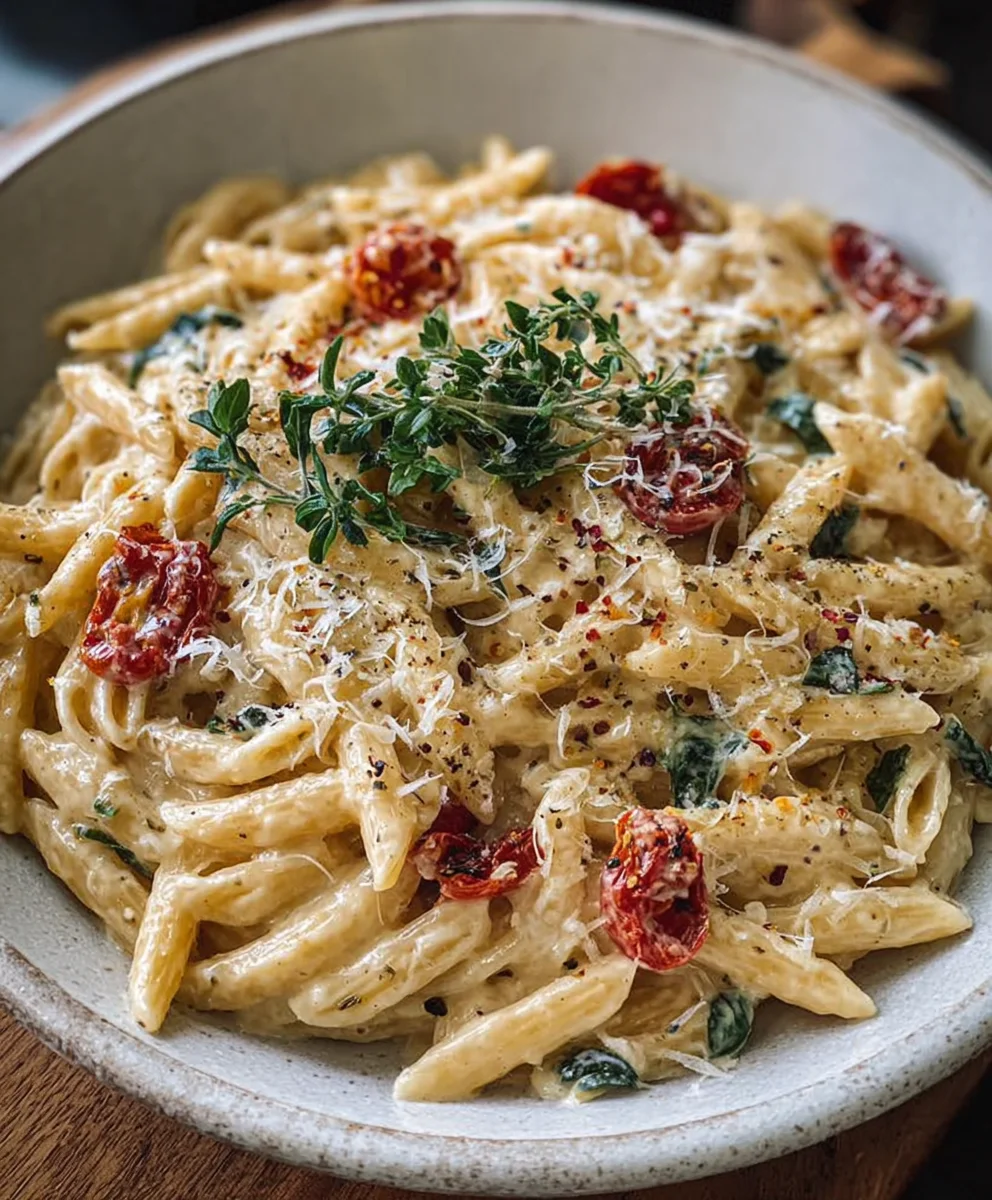 Creamy Garlic Pasta One Pot Quick Easy Meal