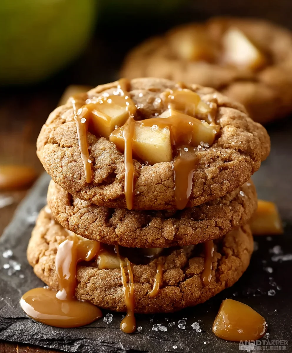 Caramel Apple Cookies-Fall Favorite Sweet Treat