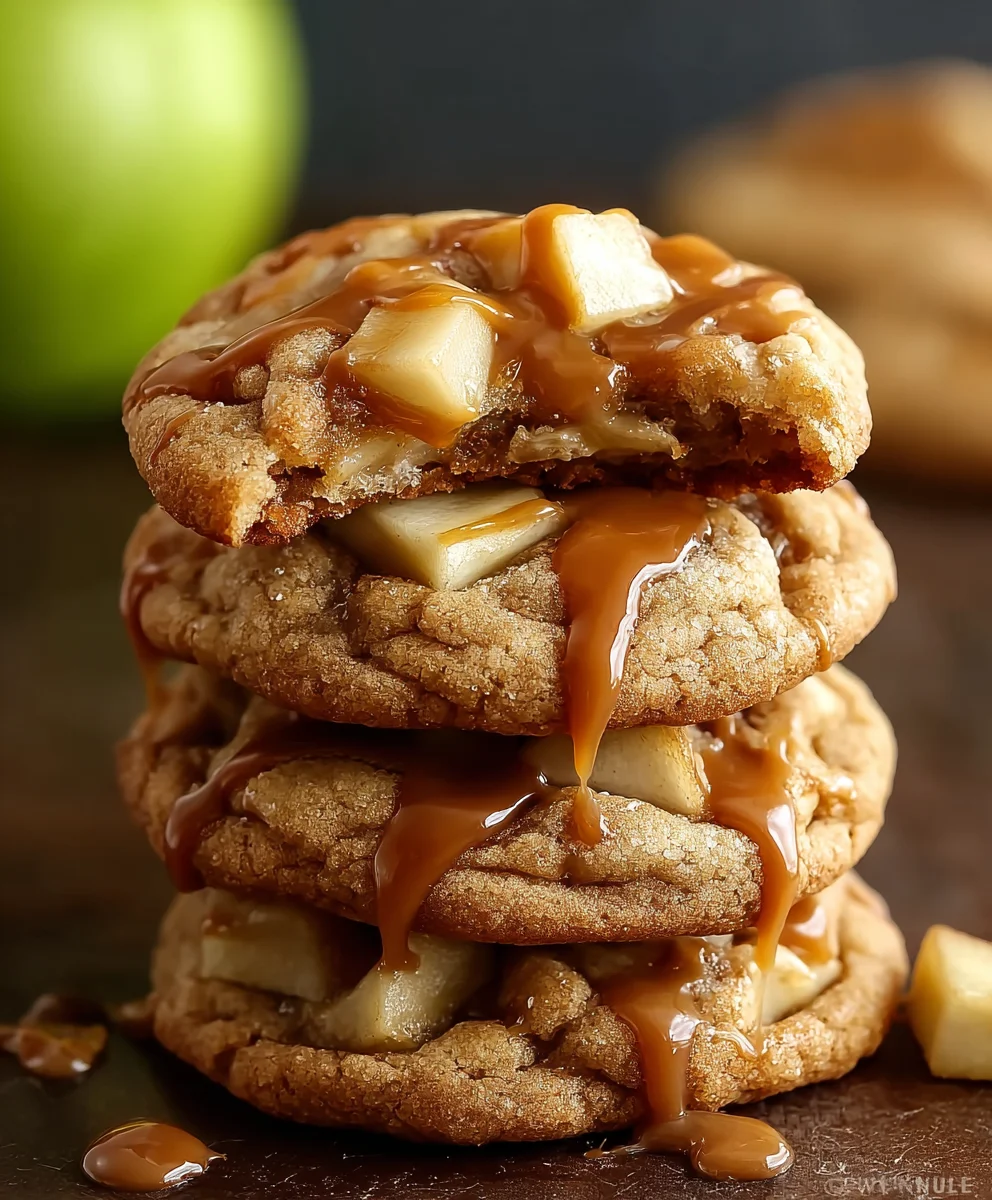 Caramel Apple Cookies-Fall Favorite Sweet Treat