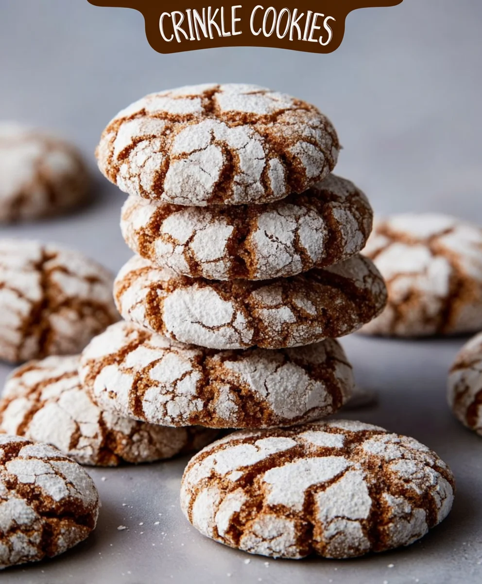 Gin Extract Extract-Spiced Crinkle Cookies Recipe