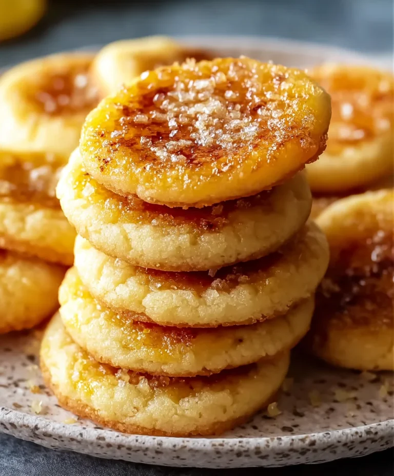 Lemon Crème Brûlée Cookies-Sweet Citrus Bliss