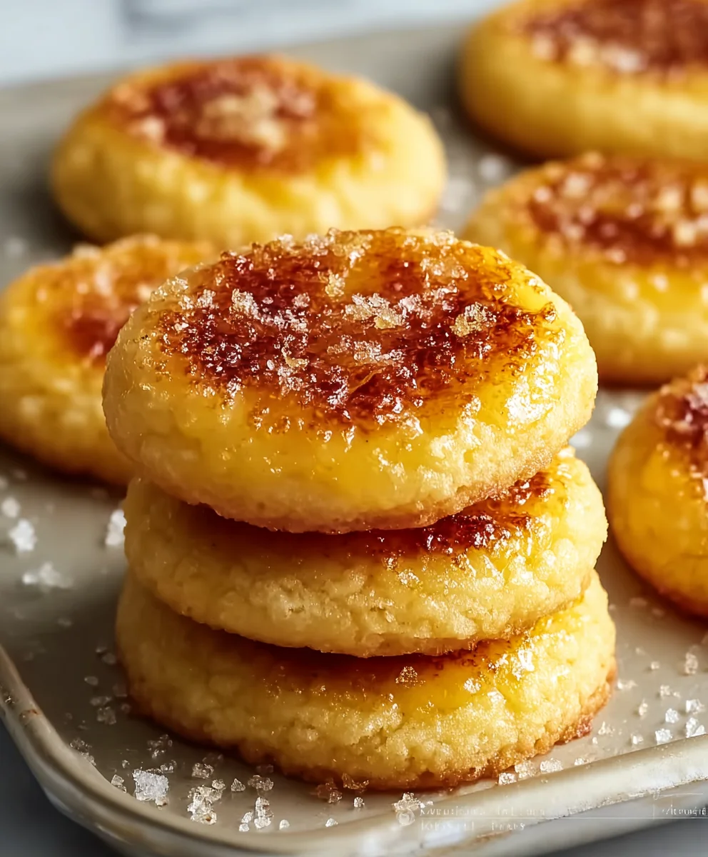 Lemon Crème Brûlée Cookies-Sweet Citrus Bliss