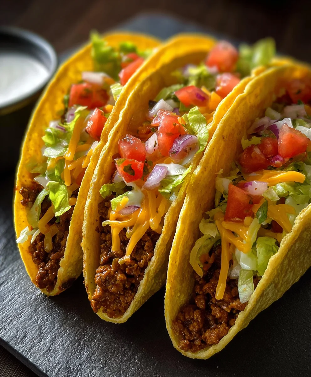 Delicious Ground Beef Tacos- Easy & Flavorful Recipe