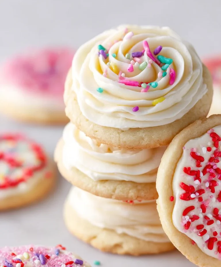Buttercream Sugar Cookies-Easy & Delicious Recipe