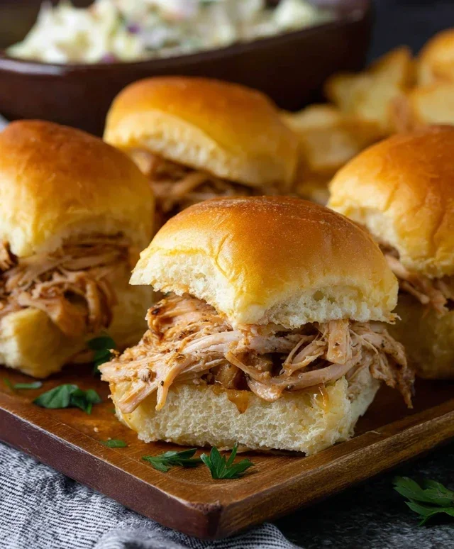 Crock Pot Mississippi Chicken Sliders