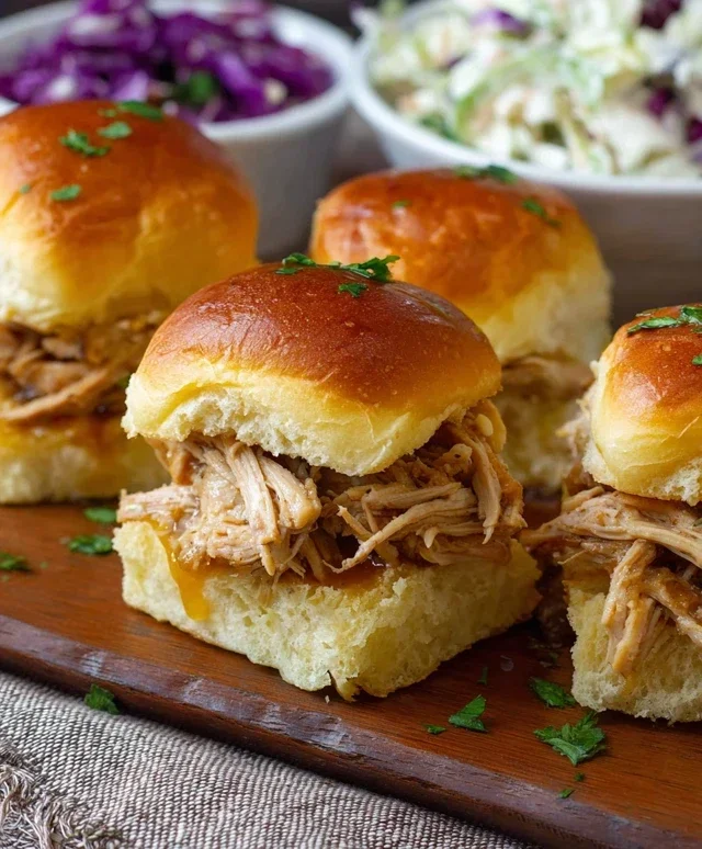 Crock Pot Mississippi Chicken Sliders