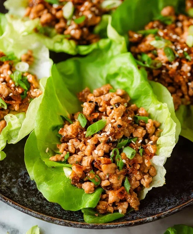 Crunchy PF Chang's Lettuce Wraps