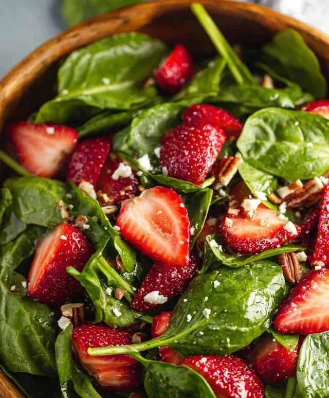 Spinach Strawberry Salad