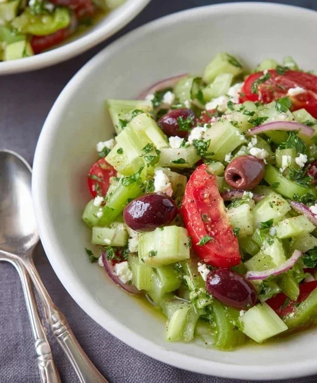 Mediterranean Celery Salad