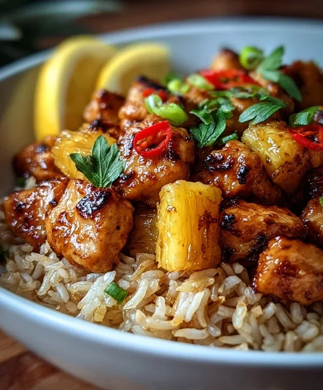 Pineapple Chicken and Rice