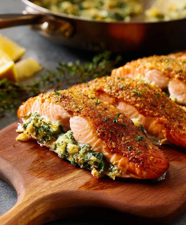 Stuffed Salmon