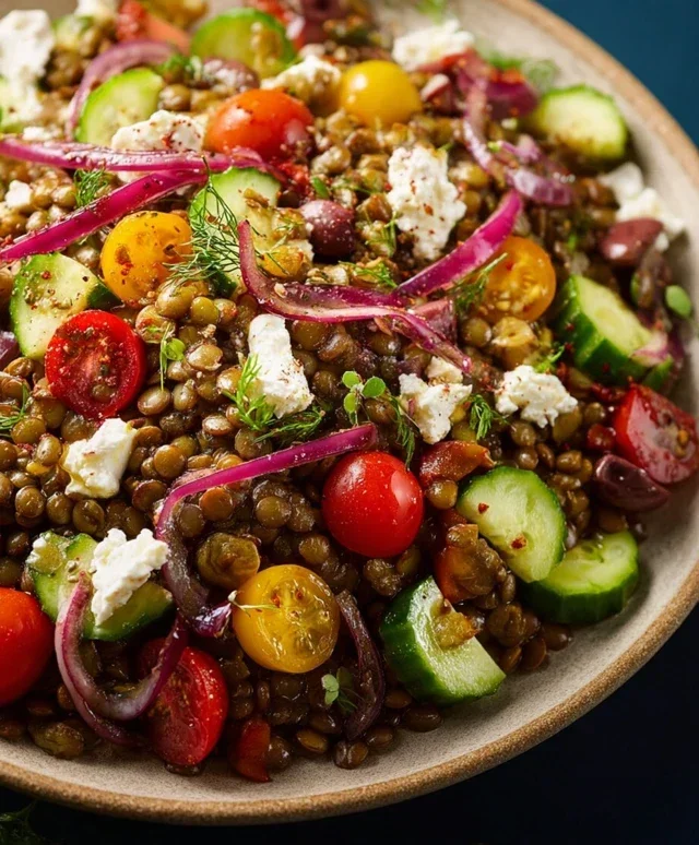 Mediterranean Lentil Salad
