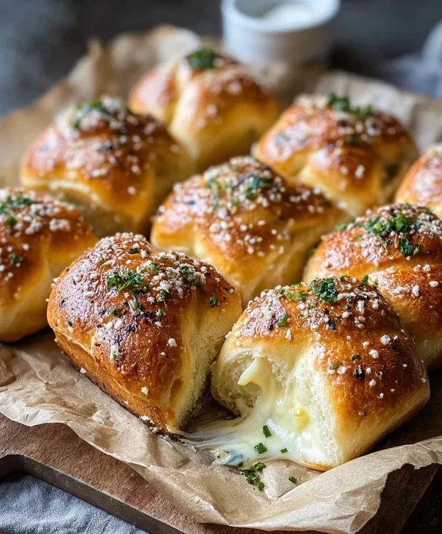 Korean Cream Cheese Garlic Buns