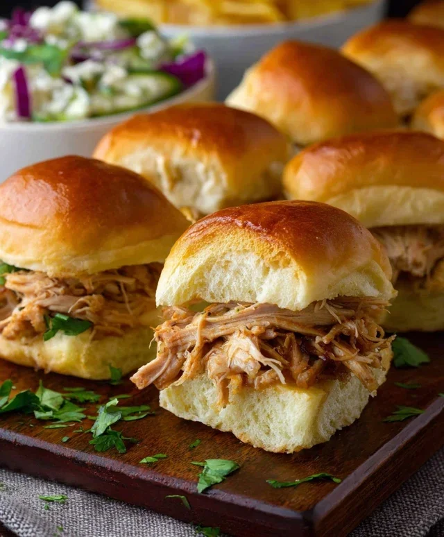 Crock Pot Mississippi Chicken Sliders
