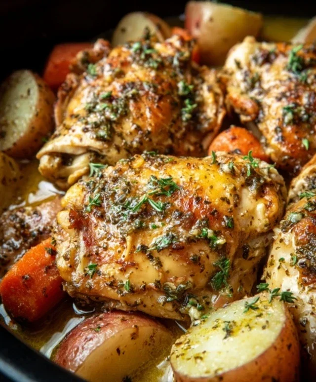 Garlic Butter Chicken Crockpot Recipe: 6-Hour Magic for Tender Bliss