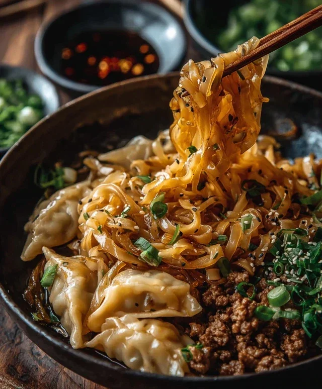 Potsticker Noodle Bowl