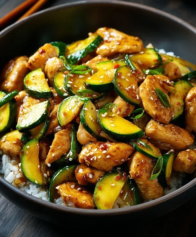 Chicken Zucchini Stir Fry