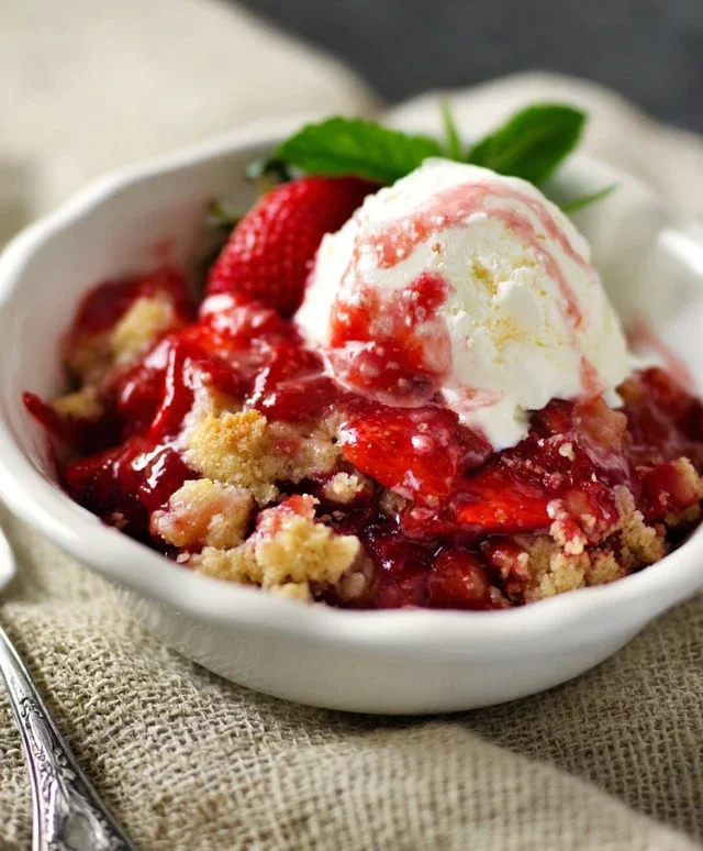 Strawberry Cobbler