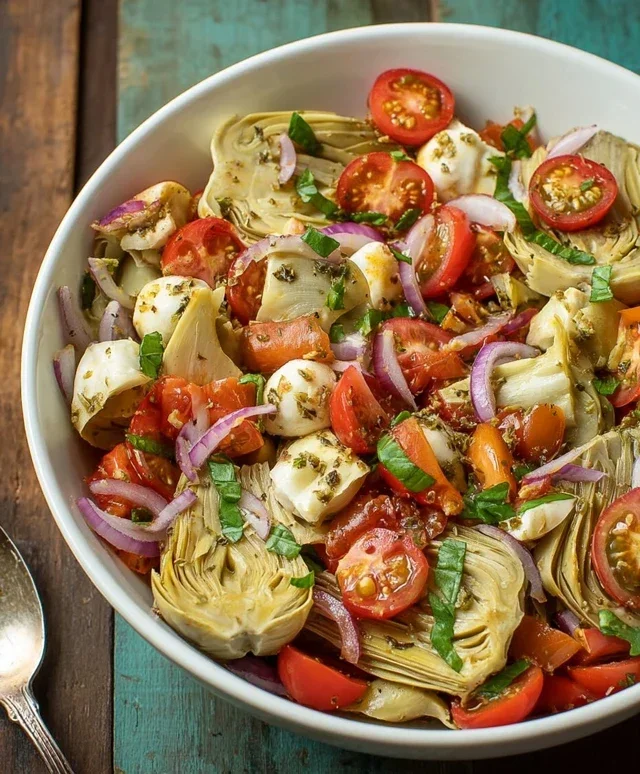 Tuscan Artichoke Tomato Salad