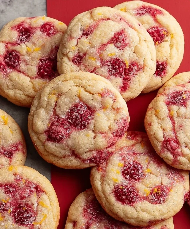Lemon Raspberry Cookies