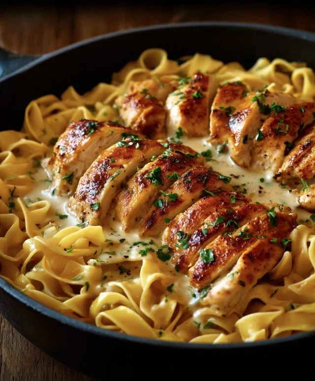 One-Pan Chicken with Buttered Noodles