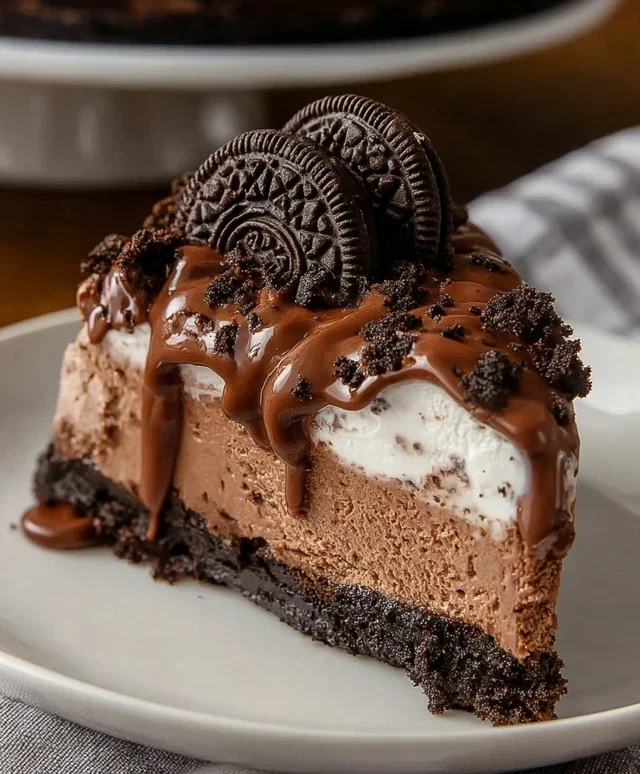 No Bake Oreo Nutella Cheesecake