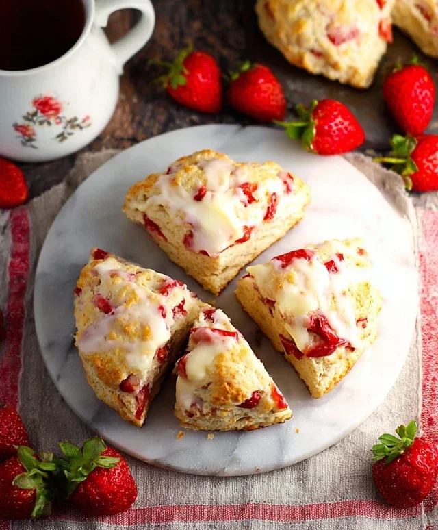 Strawberry Scones