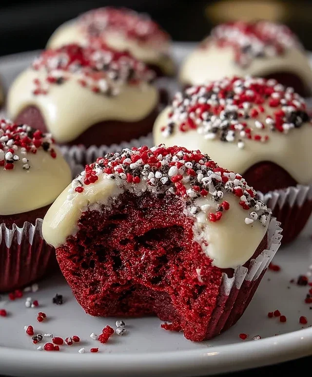 Cookies & Cream Red Velvet Bites