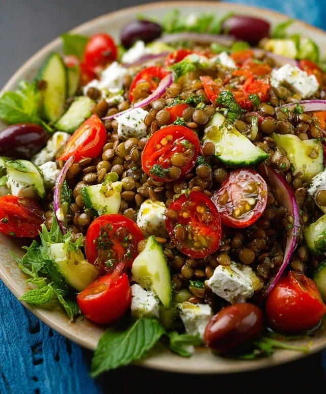 Mediterranean Lentil Salad